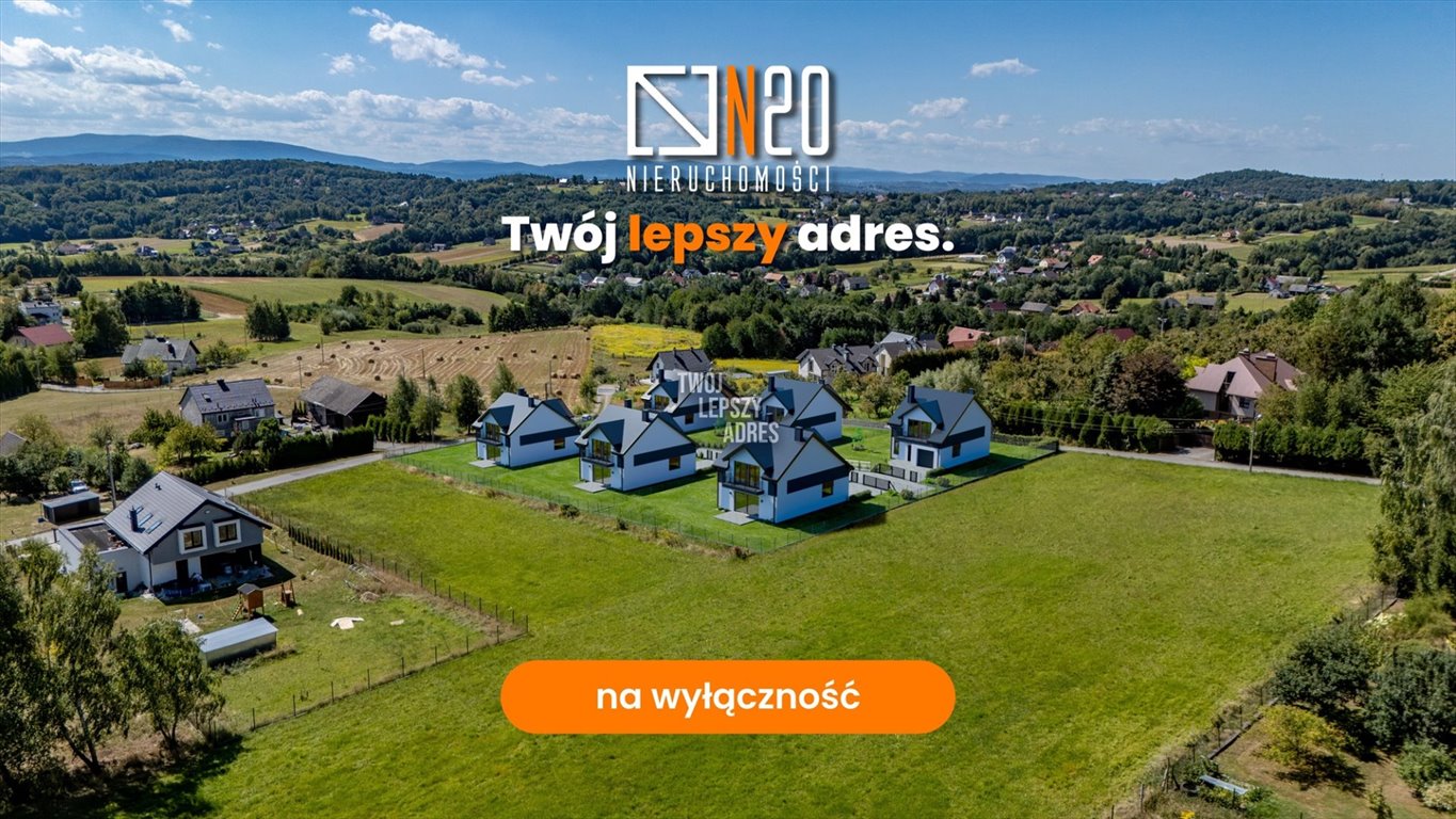 Nowoczesny dom z widokiem na góry, ogród i energooszczędne technologie Dobranowice  131m2 Foto 1