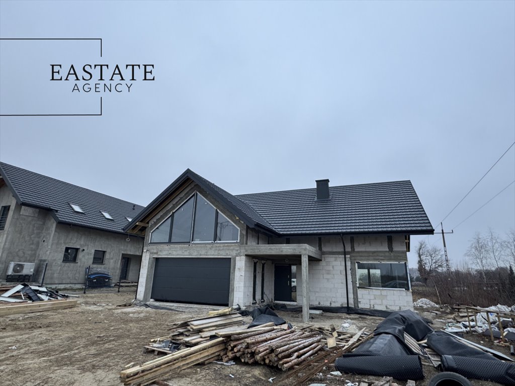 Dom wolnostojący 327m2 w stanie surowym z dużą piwnicą i garażem Krusze, Krzemowa  519m2 Foto 1
