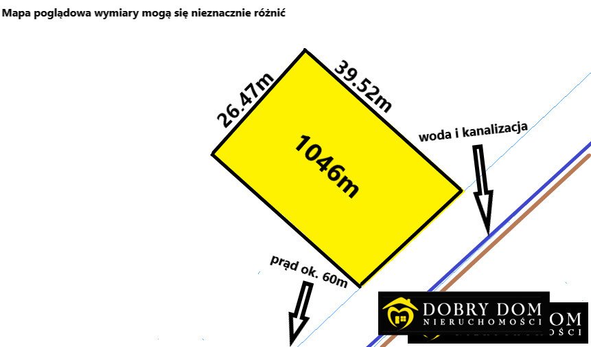 Działka rolna na sprzedaż Turośń Kościelna  1 046m2 Foto 1