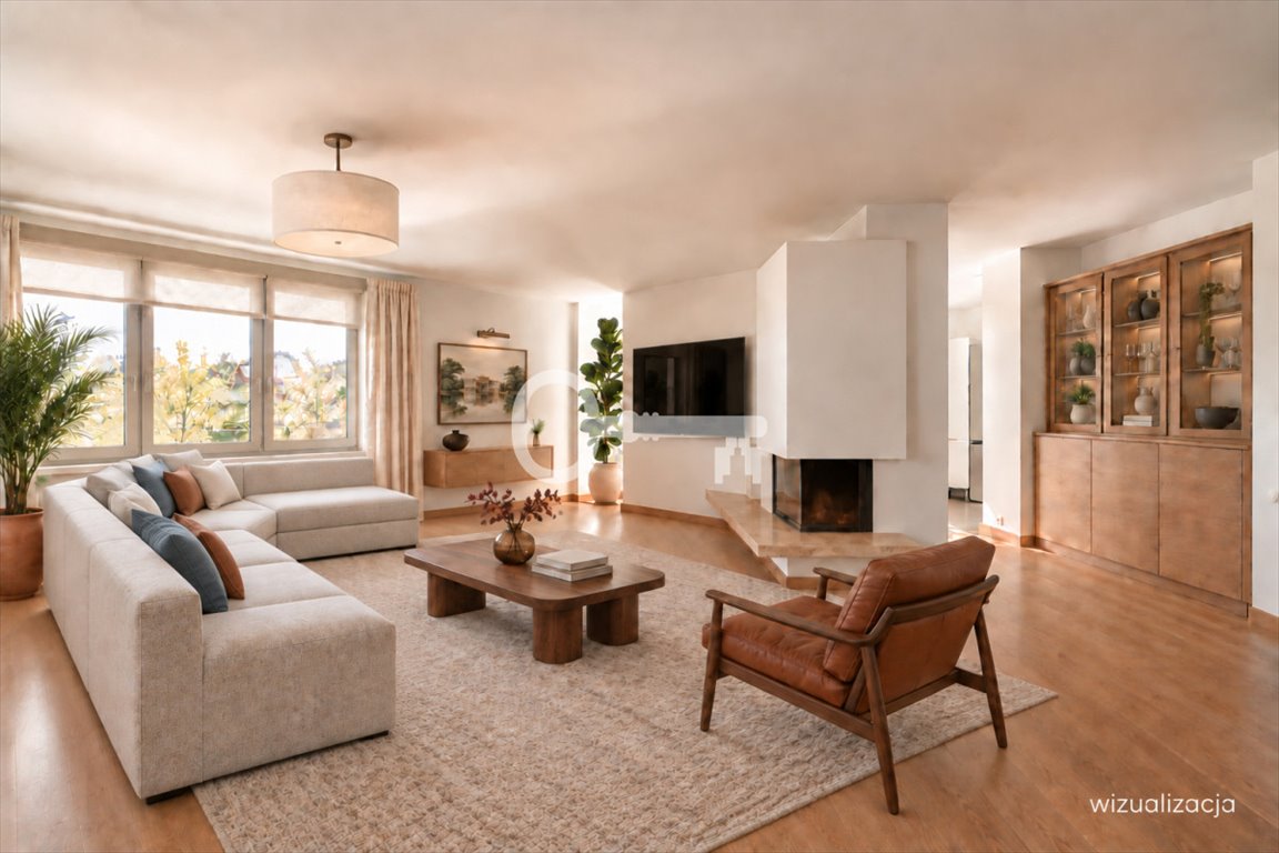 Dwupoziomowy apartament 190 m² z tarasem 54 m² i ogrodem polecam Warszawa, Mokotów Sielce, Ludwika Nabielaka  190m2 Foto 1