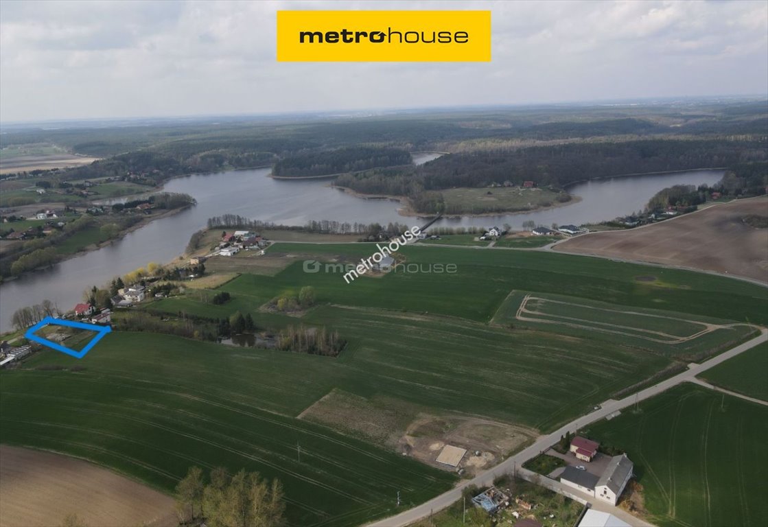 Działka nad jeziorem z fundamentami, 30 m od brzegu Radomno  1 638m2 Foto 1