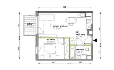 Polecam nowoczesne 39 m² blisko metra i pełnej infrastruktury Warszawa, Praga-Południe, Kamionek, Podskarbińska  39m2 Foto 1