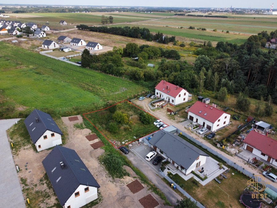 Działka budowlana na sprzedaż Grzędzice, Akacjowa  1 000m2 Foto 5