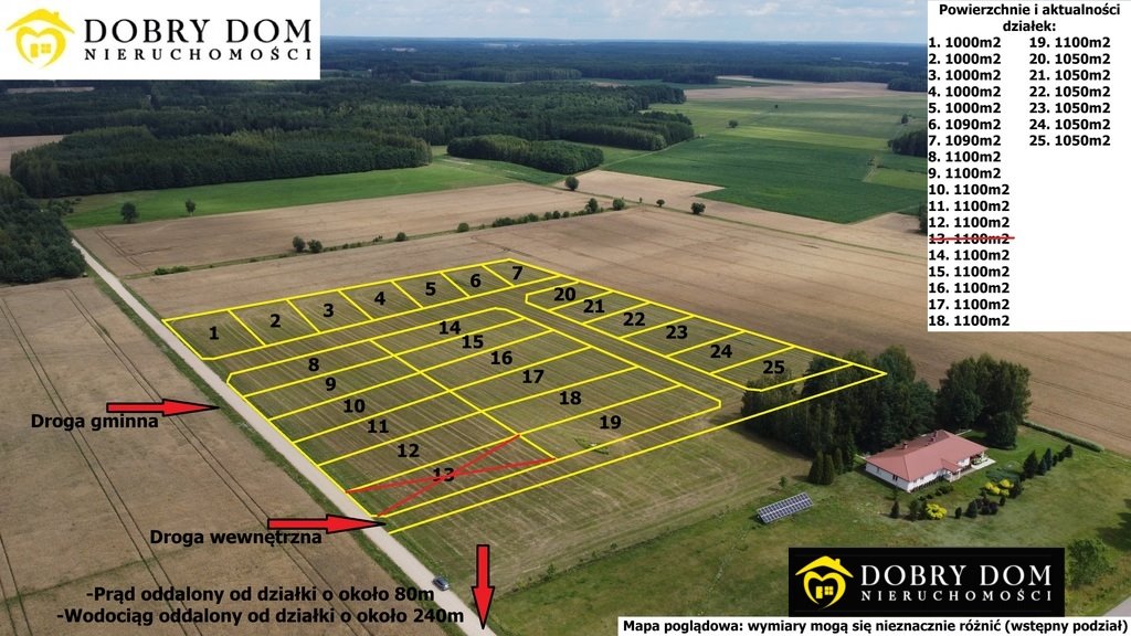 Działka budowlana na sprzedaż Ancuty  1 000m2 Foto 1