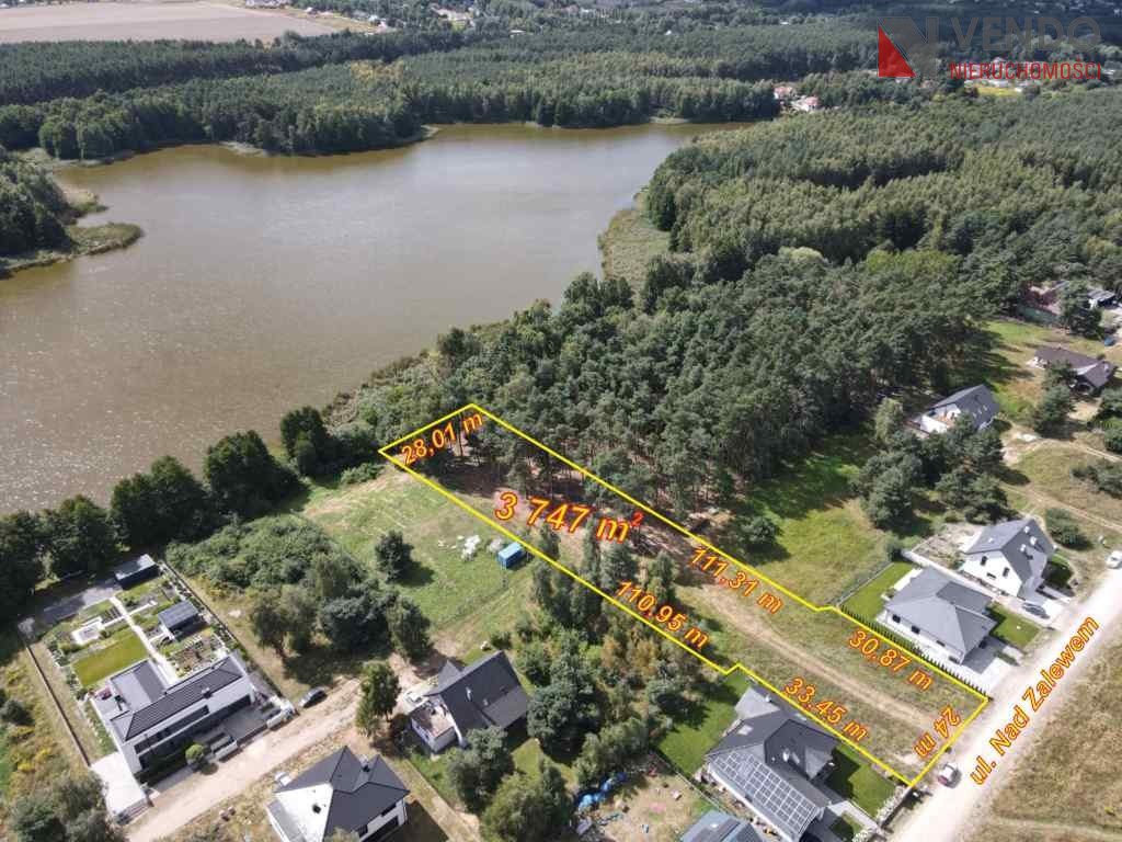 Działka budowlana na sprzedaż Jerzykowo, Nad Zalewem  3 747m2 Foto 1