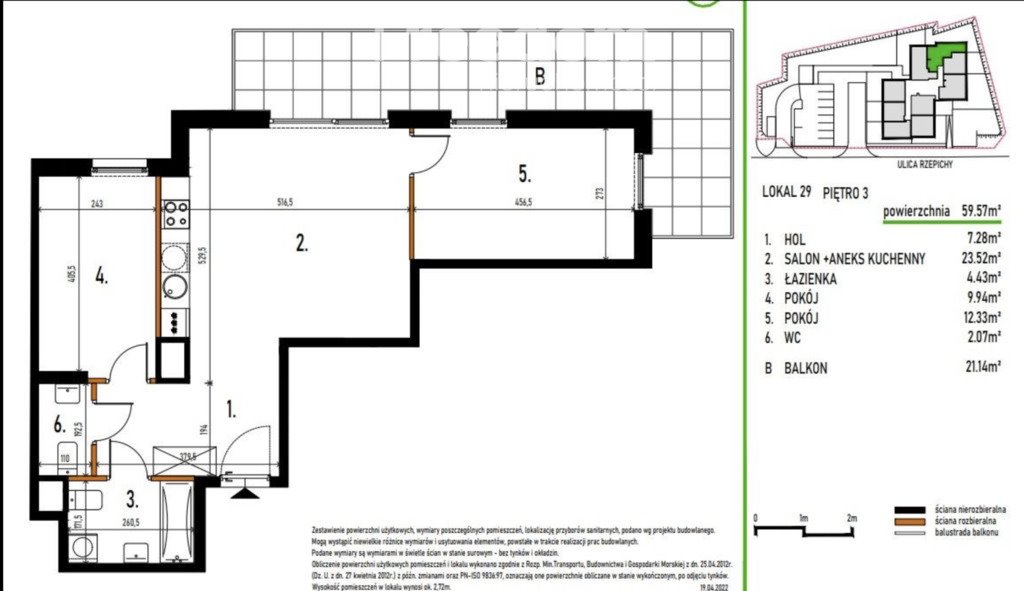 Mieszkanie trzypokojowe na sprzedaż Warszawa, Targówek, Rzepichy  60m2 Foto 2