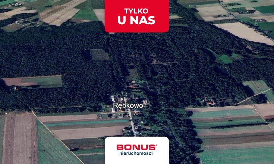 Urokliwa działka 1755 m² pod dom w ciszy, blisko Warszawy Rębkowo  1 755m2 Foto 1