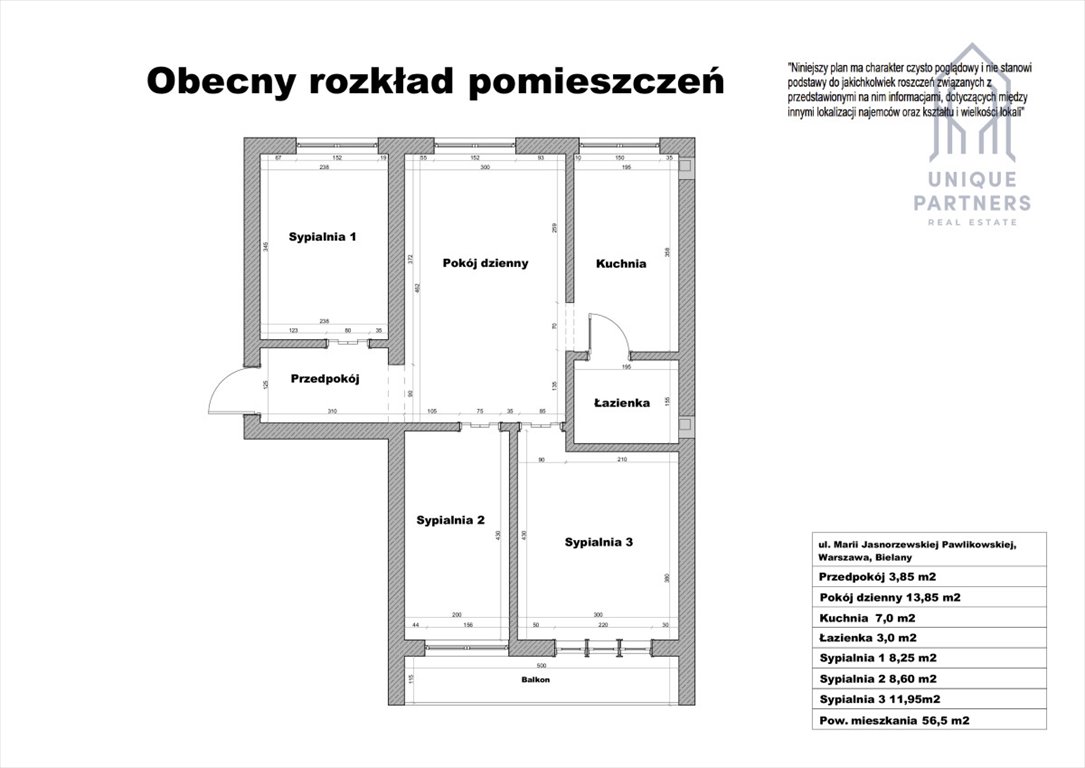 Mieszkanie czteropokojowe  na sprzedaż Warszawa, Bielany, Marii Pawlikowskiej-Jasnorzewskiej  57m2 Foto 2