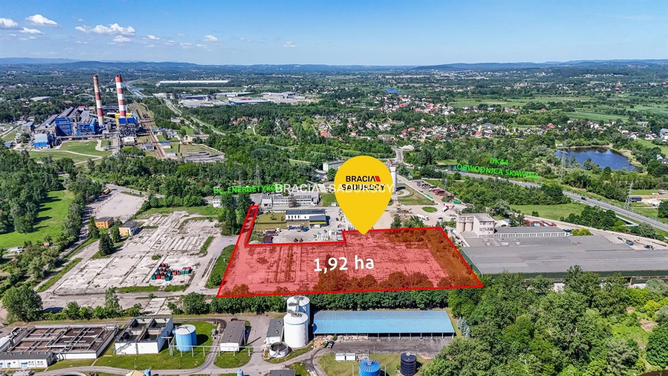 Działka pod przemysł w Skawinie, 19 698 m2, blisko A4 Skawina, Energetyków  19 698m2 Foto 1