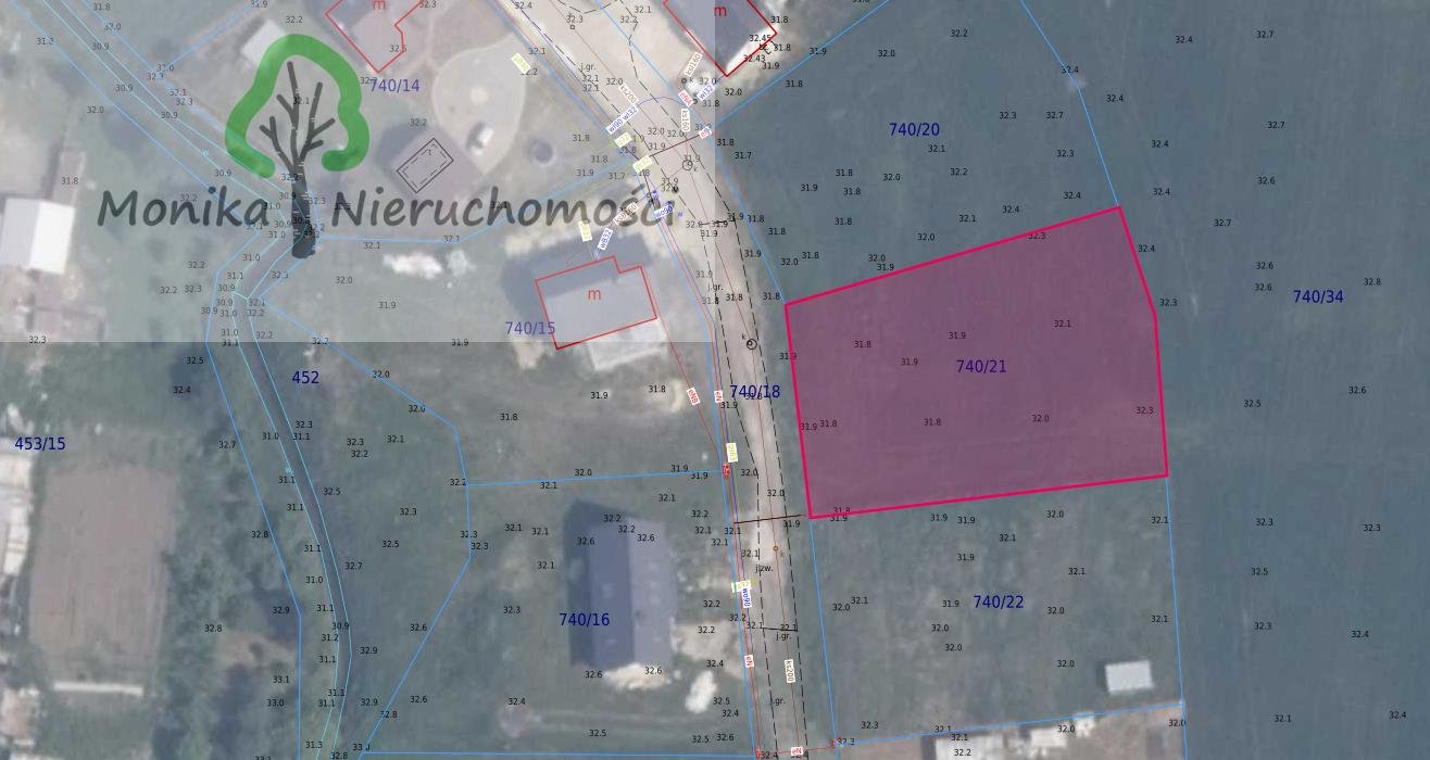 Działka budowlana na sprzedaż Subkowy, Wybickiego  1 301m2 Foto 1