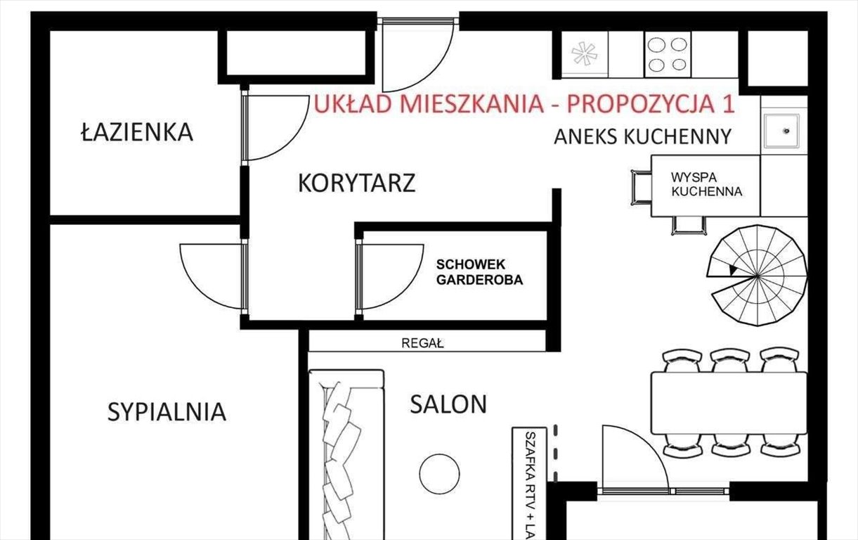 Mieszkanie czteropokojowe  na sprzedaż Poznań, naramowice, ul. Czarnucha  73m2 Foto 3