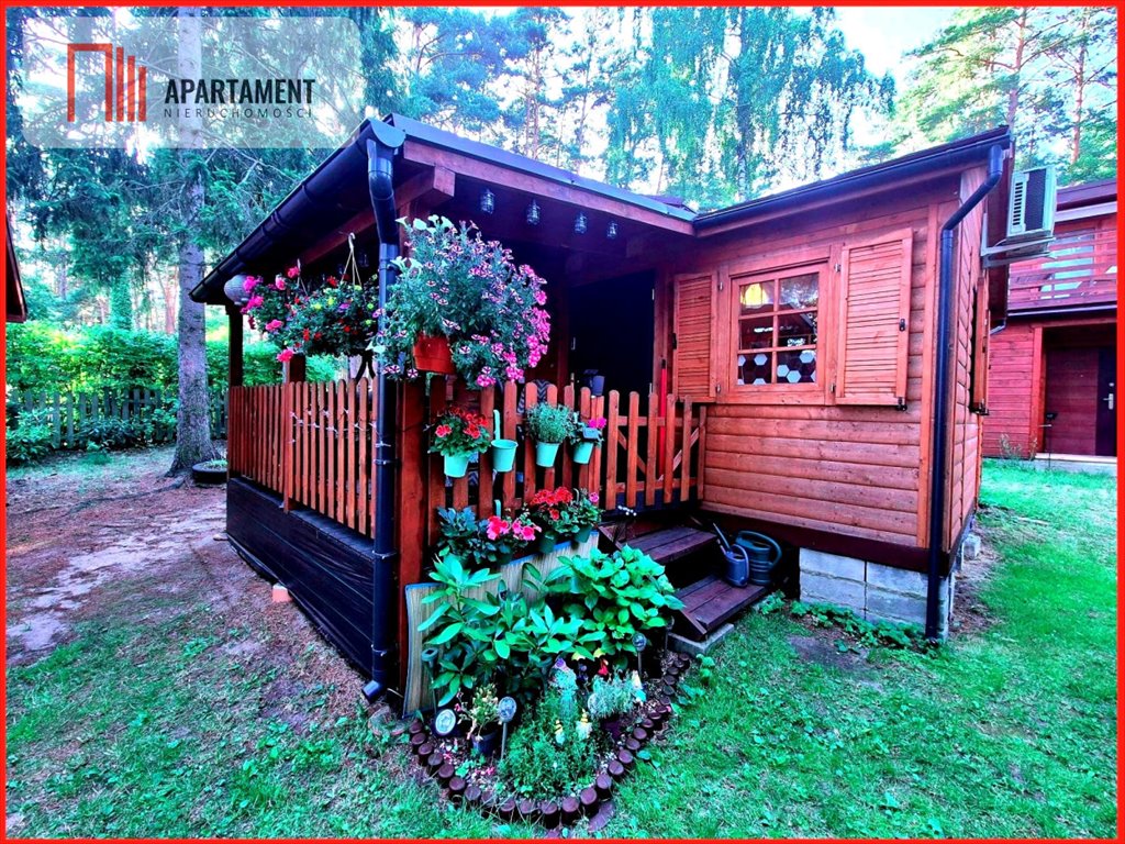 Drewniany domek nad jeziorem Borówno Wielkie, 25 m² Skarszewy  25m2 Foto 1