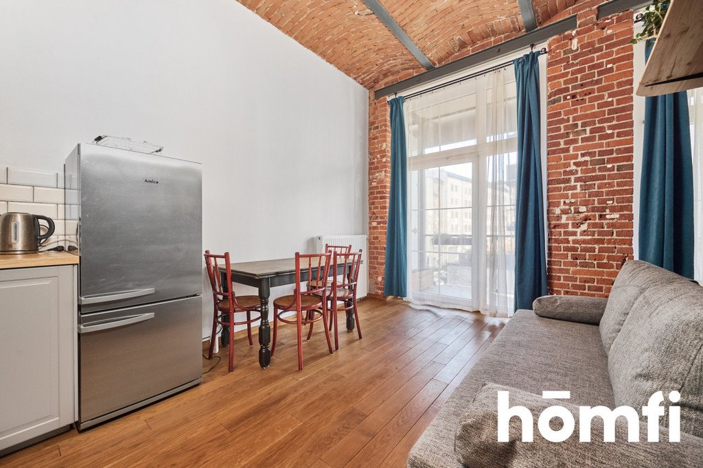 Loftowe mieszkanie z antresolą, balkon, blisko centrum Wrocław, Krzyki  37m2 Foto 1