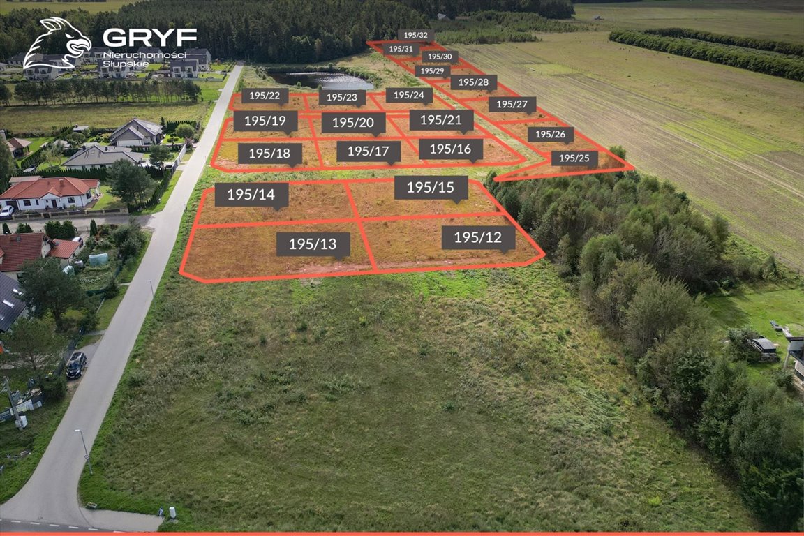 Działka budowlana na sprzedaż Głobino  1 000m2 Foto 1