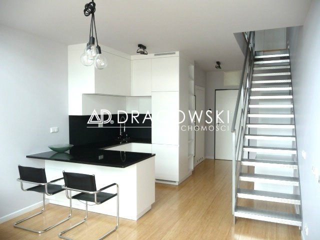 Nowoczesny loft 2 poziomy z balkonem, garażem i komórką Warszawa, Mokotów, Jana Pawła Woronicza  61m2 Foto 1