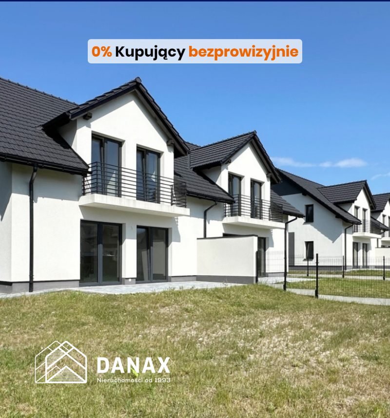 Dom bliźniak z garażem, 179 m2, nowoczesny i energooszczędny Przeginia Duchowna  180m2 Foto 1