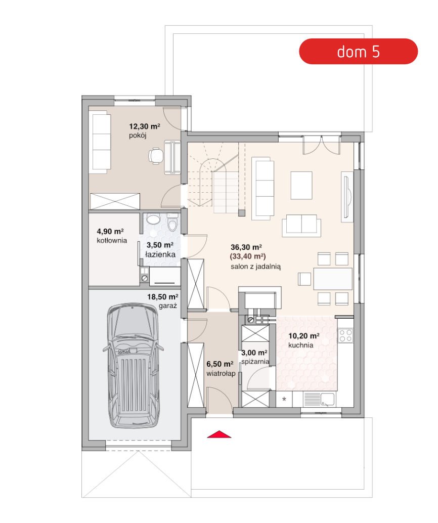 Polecam nowoczesny bliźniak 119 m² z pompą i fotowoltaiką Kwilcz, Dworcowa  119m2 Foto 1