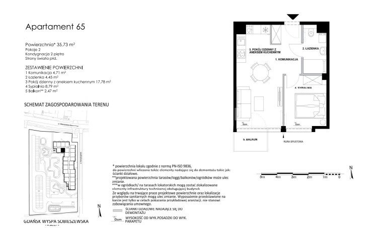 Mieszkanie dwupokojowe na sprzedaż Gdańsk, Sobieszewo, Kempingowa  36m2 Foto 11