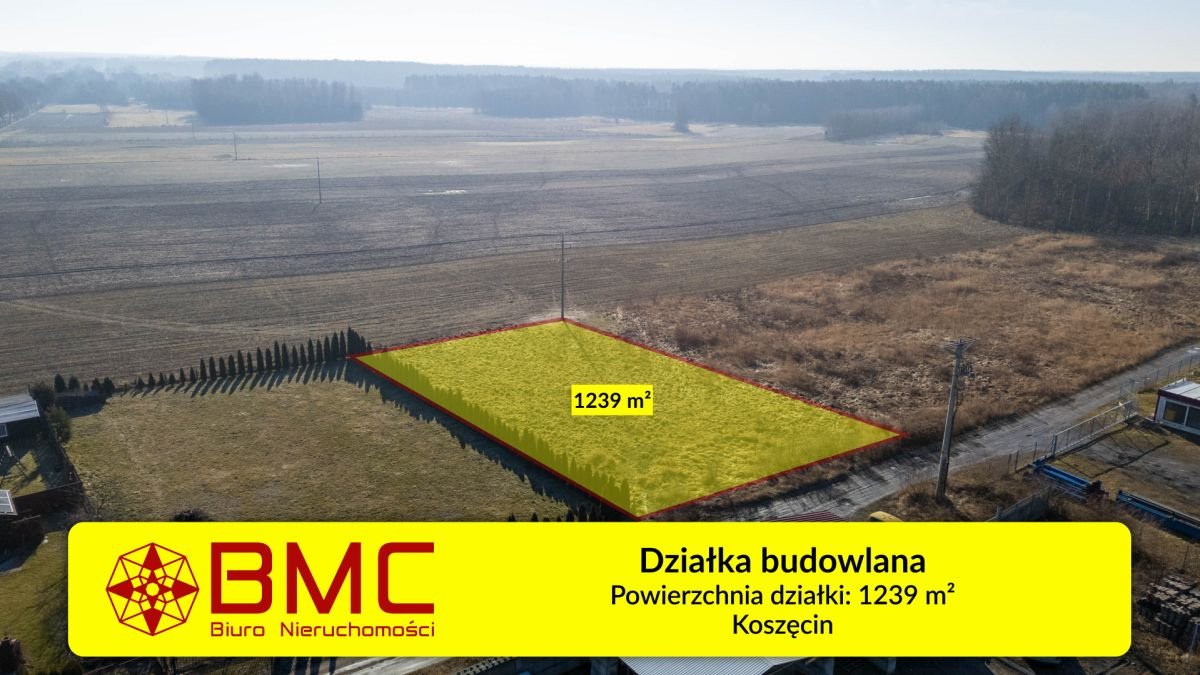 Działka budowlana 1239 m² w Koszęcinie z pełnym uzbrojeniem Koszęcin, Ligonia  1 239m2 Foto 1