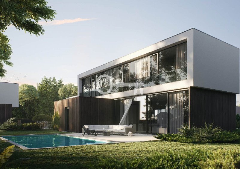 Luksusowa willa w prestiżowej inwestycji z panoramicznymi aluminiowymi przeszkleniami Kraków, Wola Justowska  234m2 Foto 1