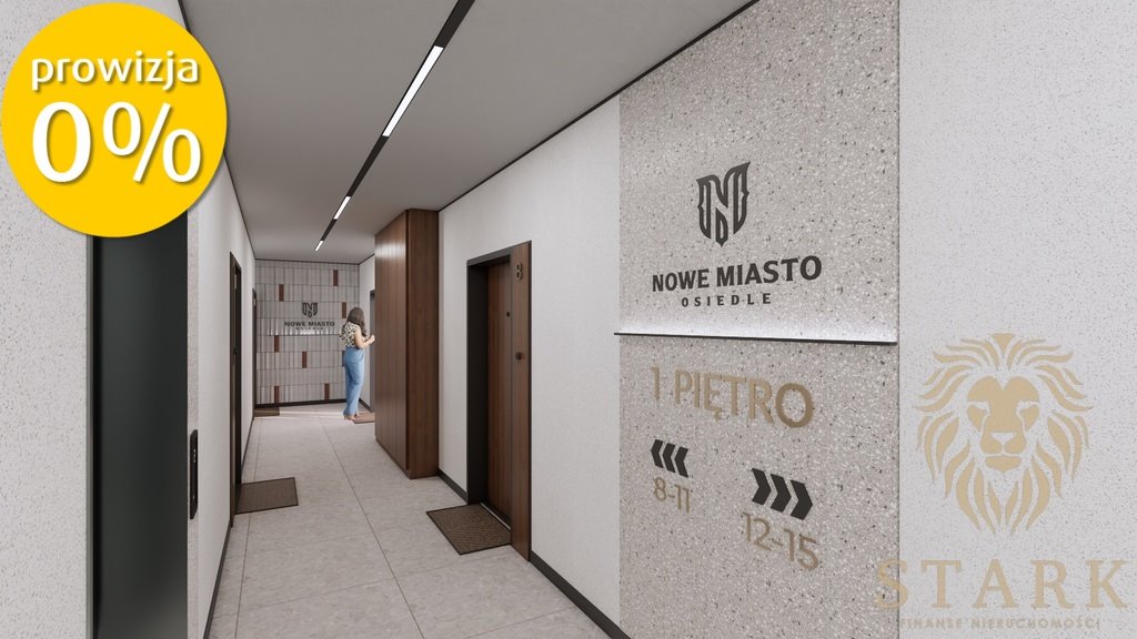 Nowoczesne 2-pokojowe mieszkanie z balkonem i komórką w Stargard Stargard, Heleny Żybułtowskiej  46m2 Foto 1