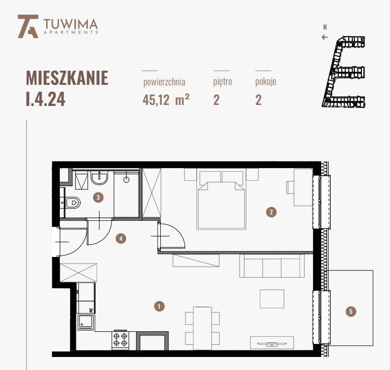 Mieszkanie dwupokojowe na sprzedaż Łódź, Juliana Tuwima (Łódź-Widzew)  45m2 Foto 10