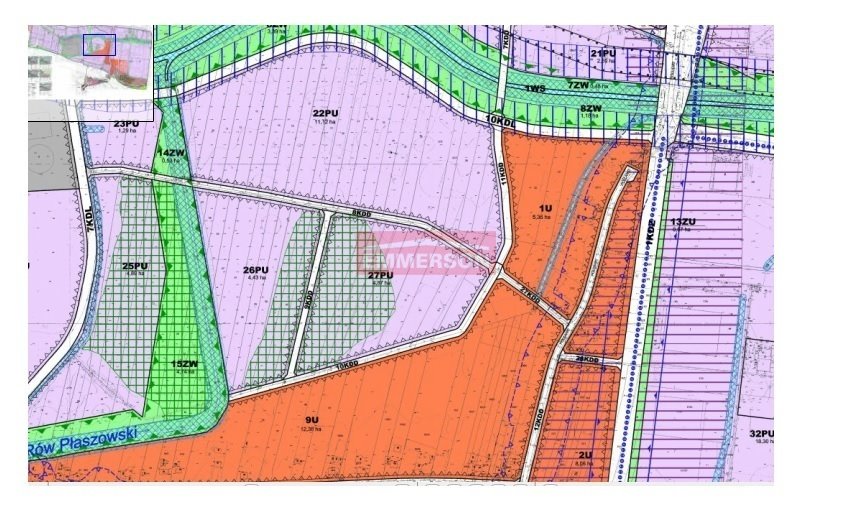 Działka 4,8 ha z halą i domem - idealna pod inwestycję. Kraków, Podgórze  4 500m2 Foto 1