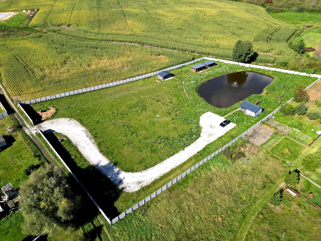 Na sprzedaż działka 8666 m² z domkiem i stawem w Tczewie Tczew, Turze  8 666m2 Foto 1