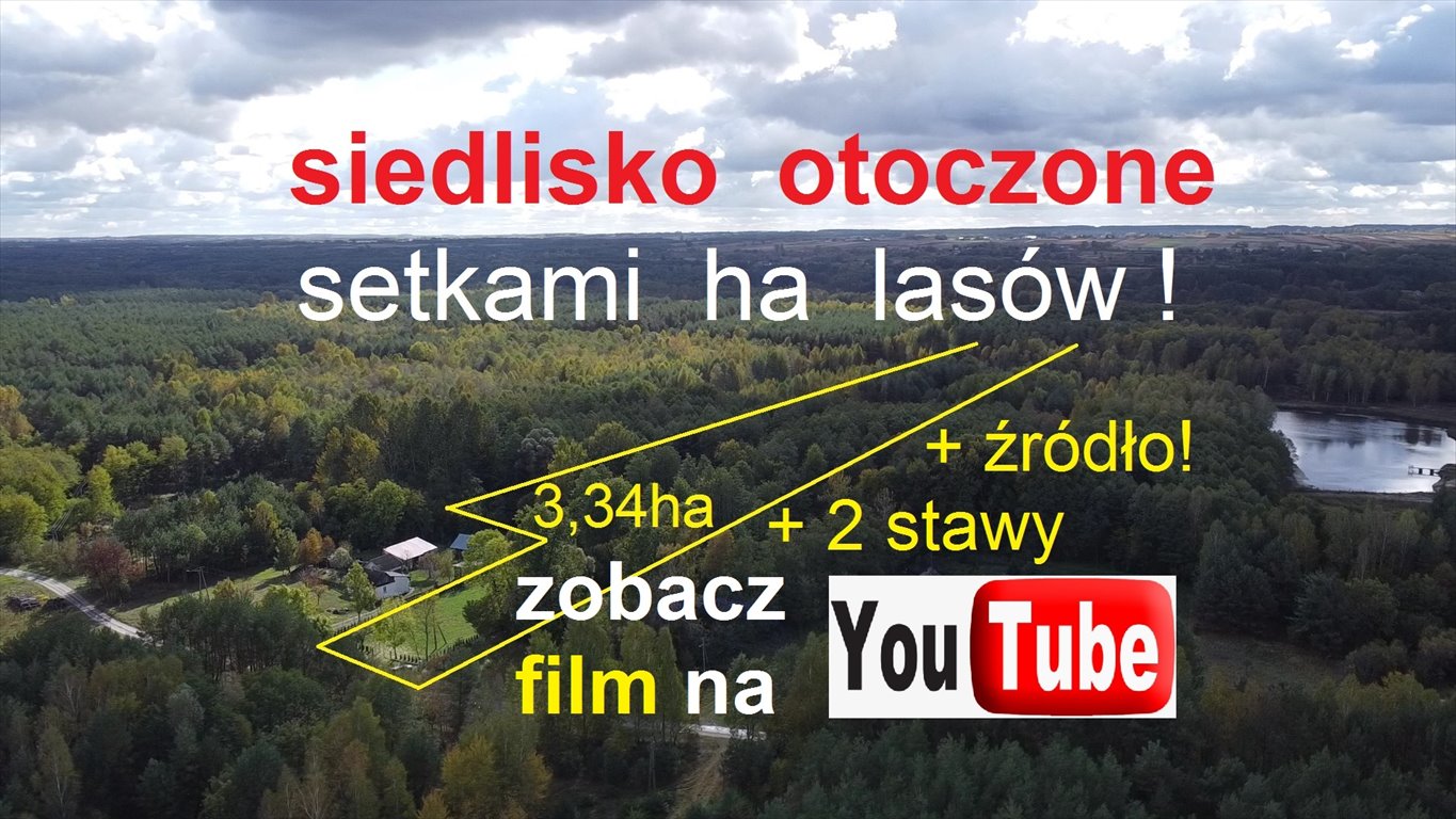 Na sprzedaż urokliwa działka 3,3 ha z stawami i źródełkiem Ruda Godowska  50m2 Foto 1