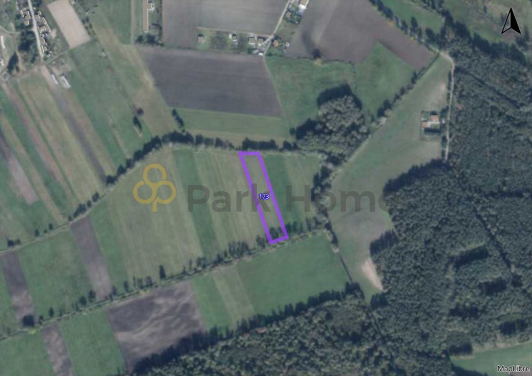 Działka 19 100 m² pod farmy fotowoltaiczne i biogazownie Srocko Małe  19 100m2 Foto 1