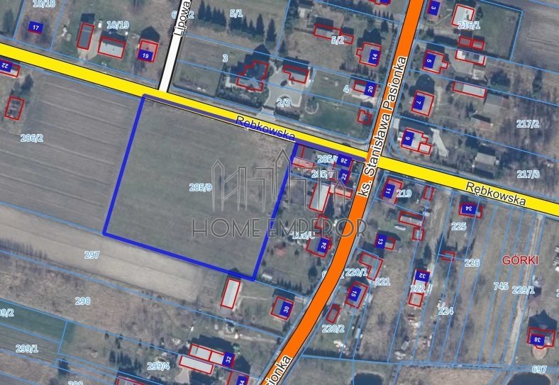 Sprzedam działkę 7022 m² z planem zagospodarowania Górki Górki, Rębkowska  7 022m2 Foto 1
