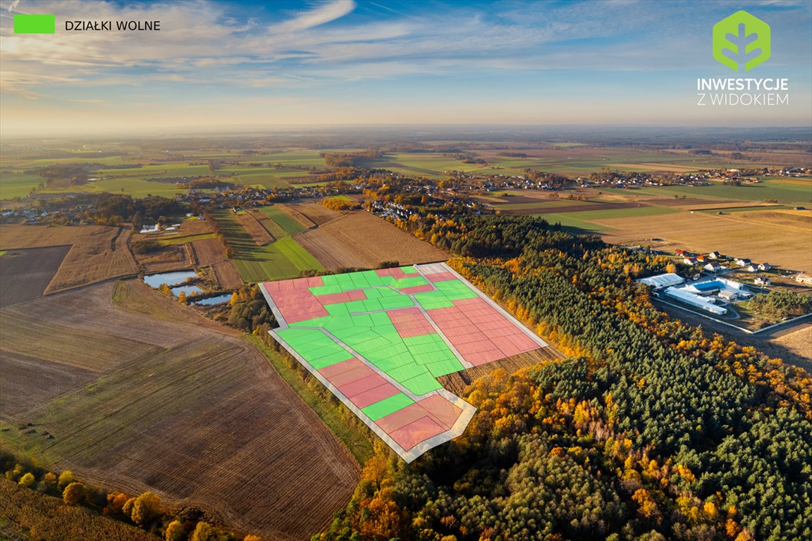 Do sprzedania działki 950 m² w Poniatowicach blisko lasu Poniatowice, Żyj blisko natury – działki przy lesie w Poniatowicach  950m2 Foto 1
