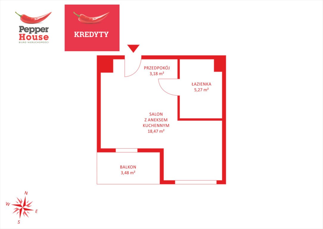 Zapraszam do obejrzenia 26,92 m² mieszkania z widokiem na zieleń Gdańsk, Zaspa, Leszczyńskich  27m2 Foto 1