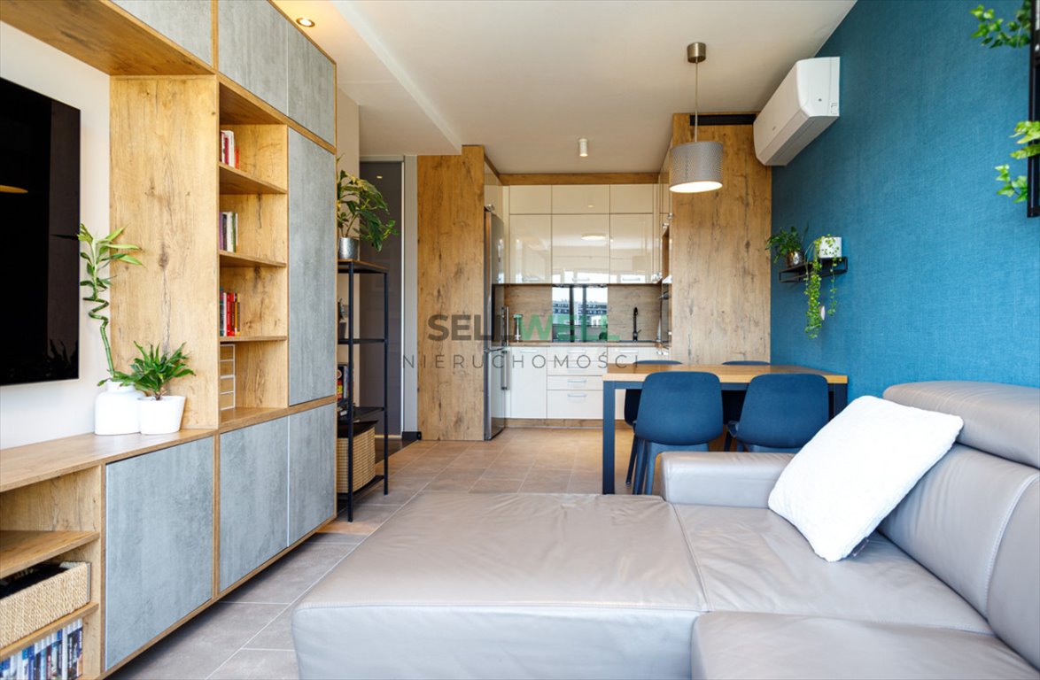 Nowoczesne 3-pokojowe mieszkanie z widokiem na park i rzekę Wrocław, Klecina, Dożynkowa  51m2 Foto 1