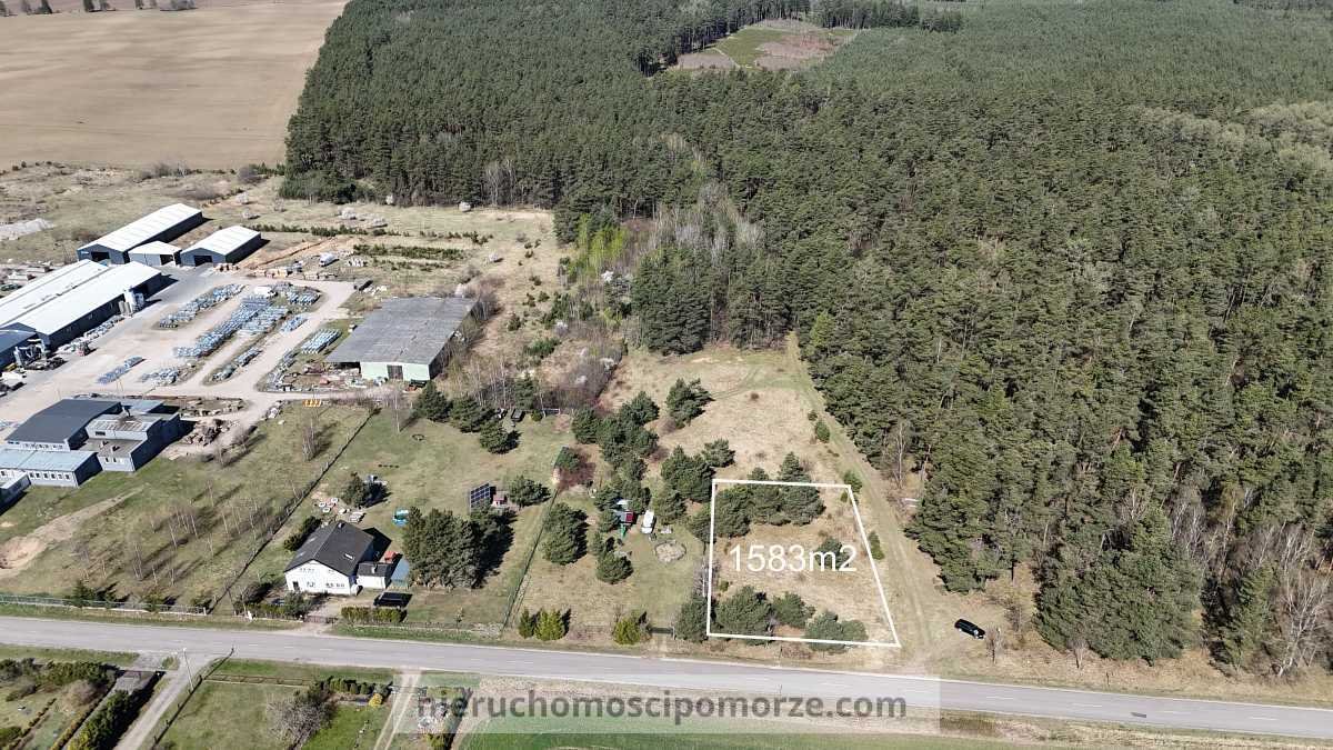 Działka pod dom 150 m2 w Koczała – cisza i natura Koczała, Miastecka  1 586m2 Foto 1