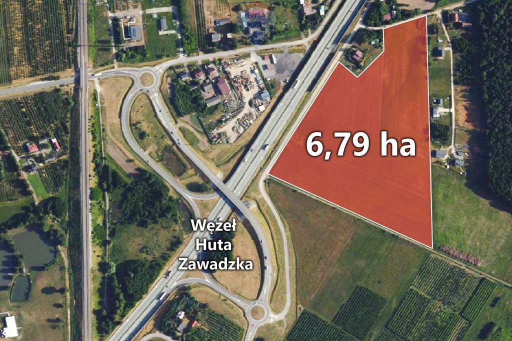 Działka rolna na sprzedaż Zawady  67 900m2 Foto 2