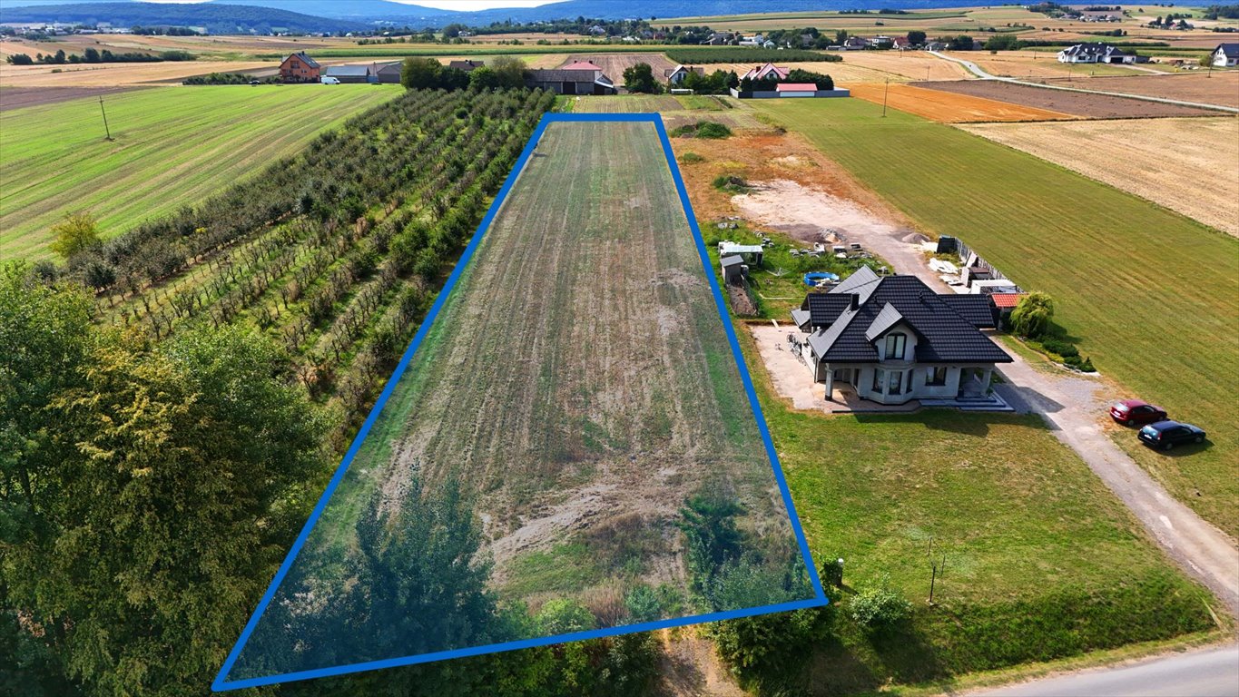 Sprzedam działkę rolno-budowlaną 5337 m² z mediami w Wawrzeńczycach Wawrzeńczyce, Wawrzeńczyce, 2214  5 337m2 Foto 1
