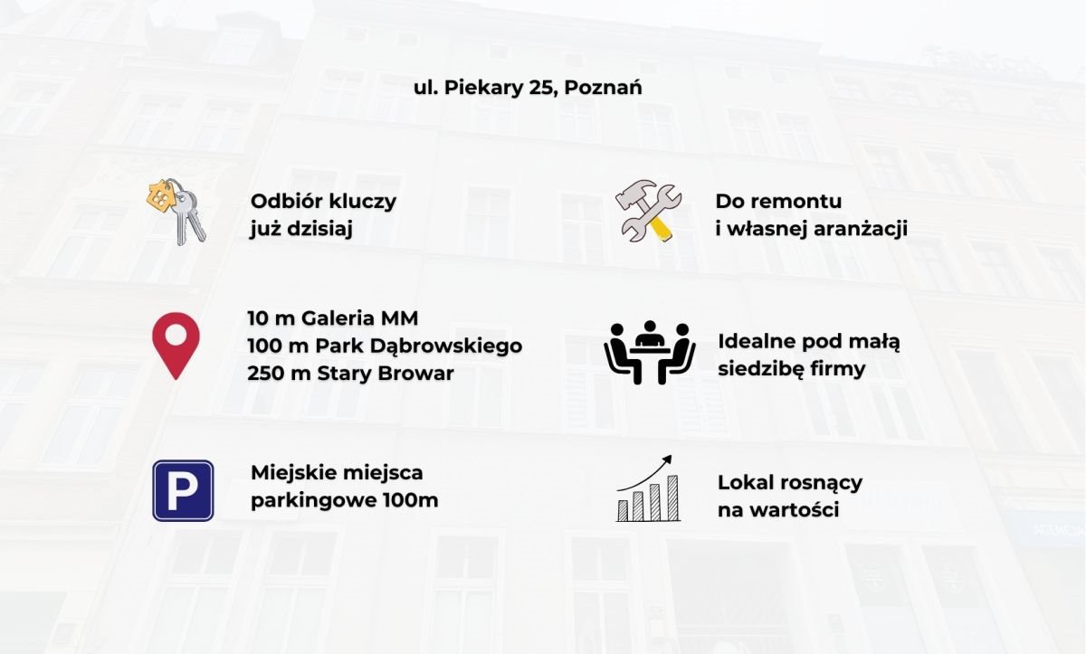 Lokal użytkowy na sprzedaż Poznań, Piekary, Piekary  31m2 Foto 8