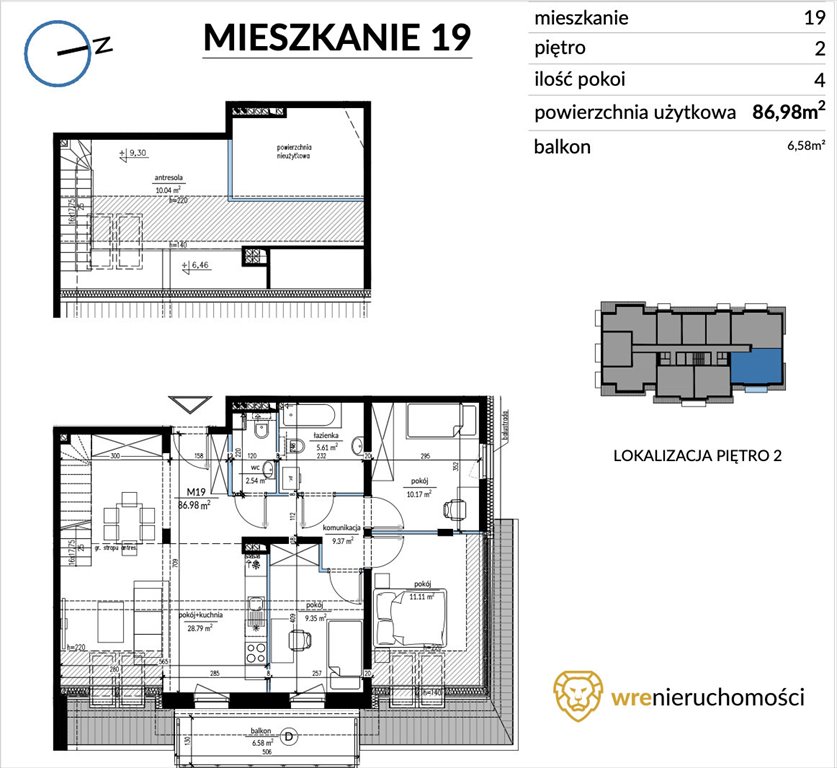 Mieszkanie czteropokojowe  na sprzedaż Wrocław, Ołtaszyn, Brylantowa  87m2 Foto 5