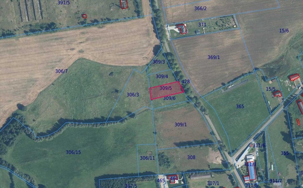 Zapraszam do zakupu działek budowlanych w Czerninie z decyzjami o warunkach zabudowy Czernin, Czernin  1 735m2 Foto 1