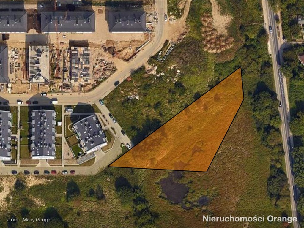 Działka inwestycyjna 4021 m² pod hotel, biura, usługi Szczecin, Warszewo, ul. Podbórzańska dz. 2  4 021m2 Foto 1