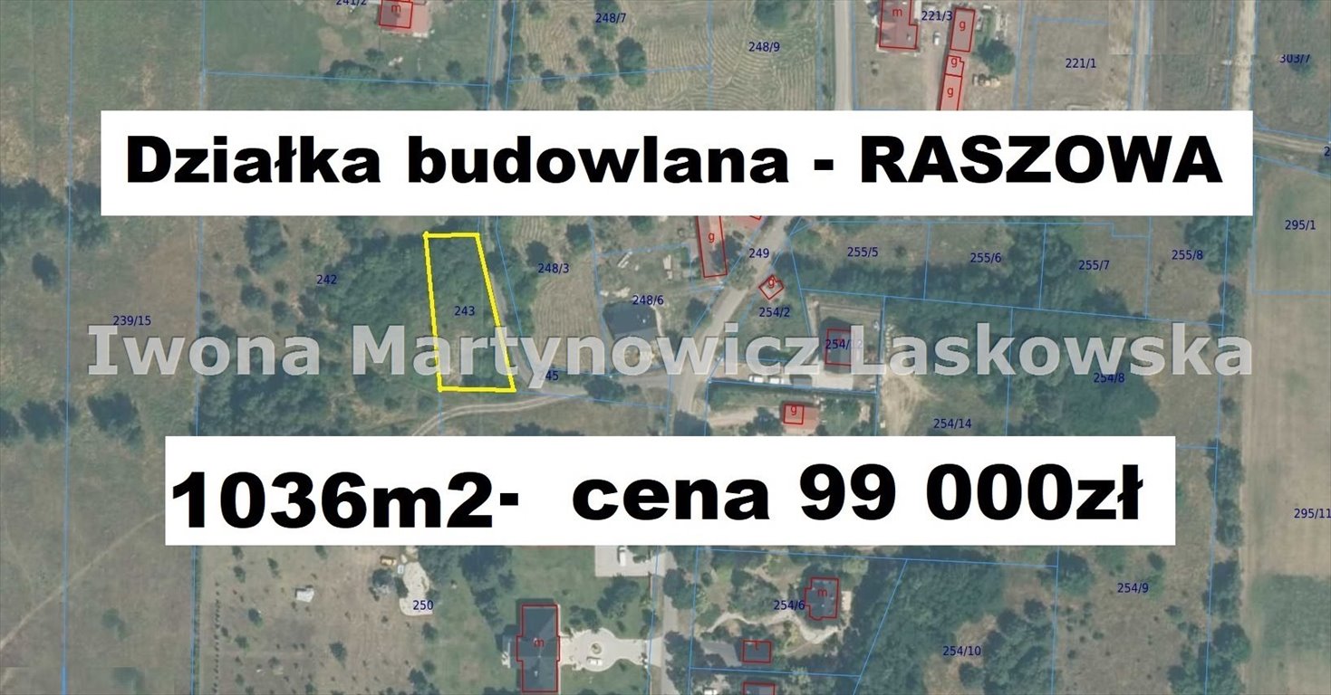 Działka 1036 m2 w Raszowej – spokojna okolica, dostęp do mediów Raszowa  1 036m2 Foto 1