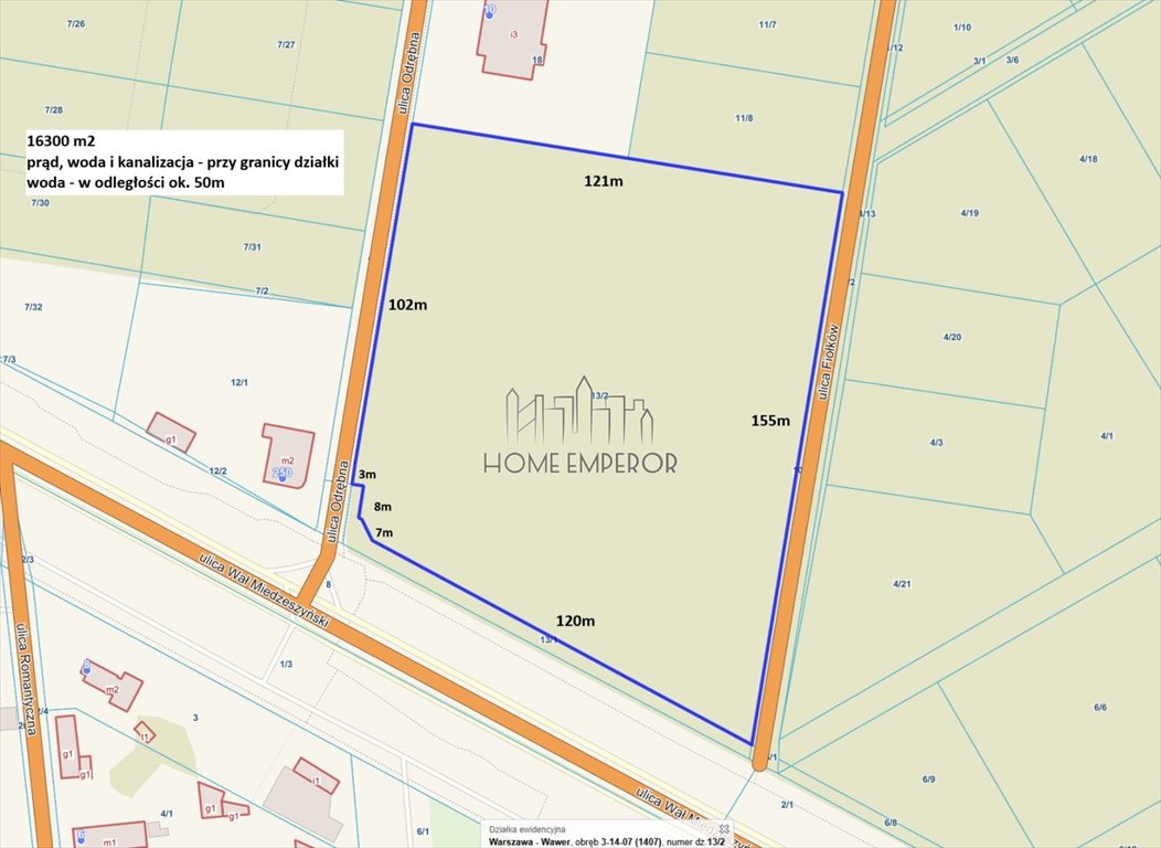 Działka leśna na sprzedaż Warszawa, Wawer, Odrębna  16 300m2 Foto 1