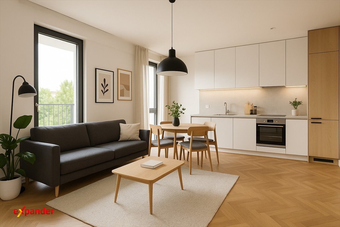 Przestronne 4-pokojowe mieszkanie z dużym balkonem w centrum Łodzi Łódź, Zielona  72m2 Foto 1