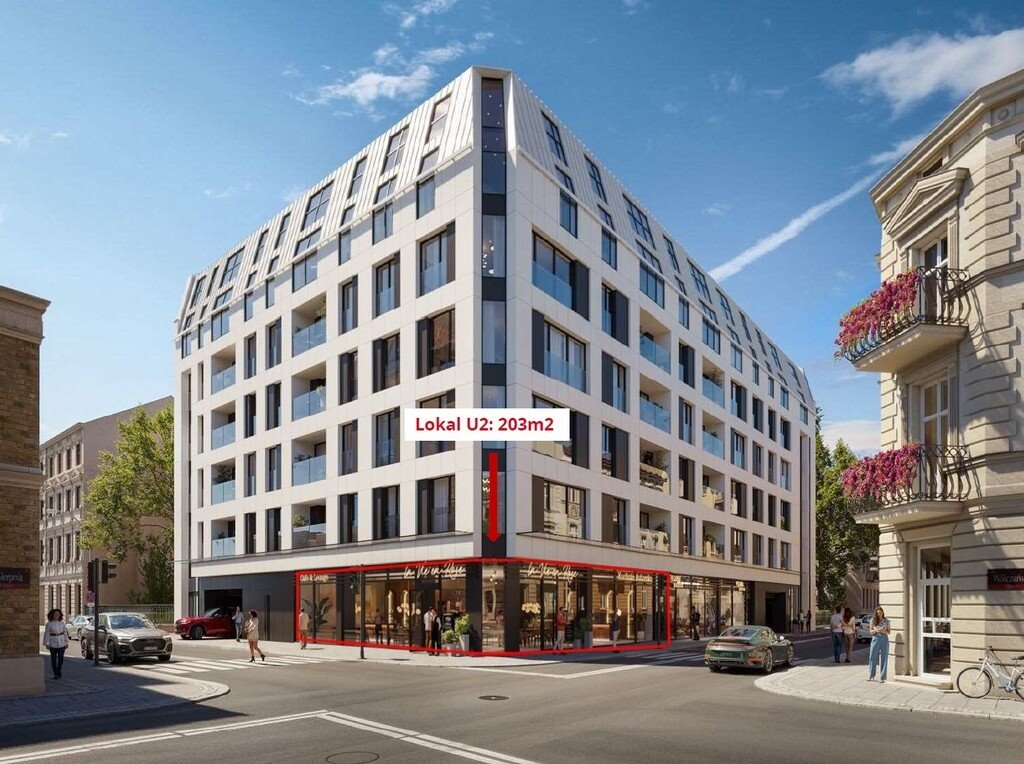 Lokal usługowy 203m2 w prestiżowej inwestycji La Vie Art Łódź, Śródmieście, Śródmieście, 6 Sierpnia  204m2 Foto 1