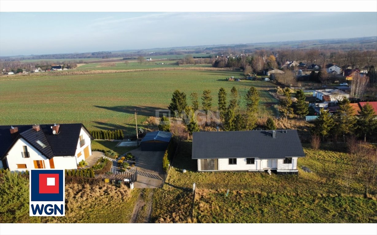 Nowoczesny dom w stanie surowym z dużą działką i garażem Perlino, Aleksandra Zawadzkiego 12  126m2 Foto 1