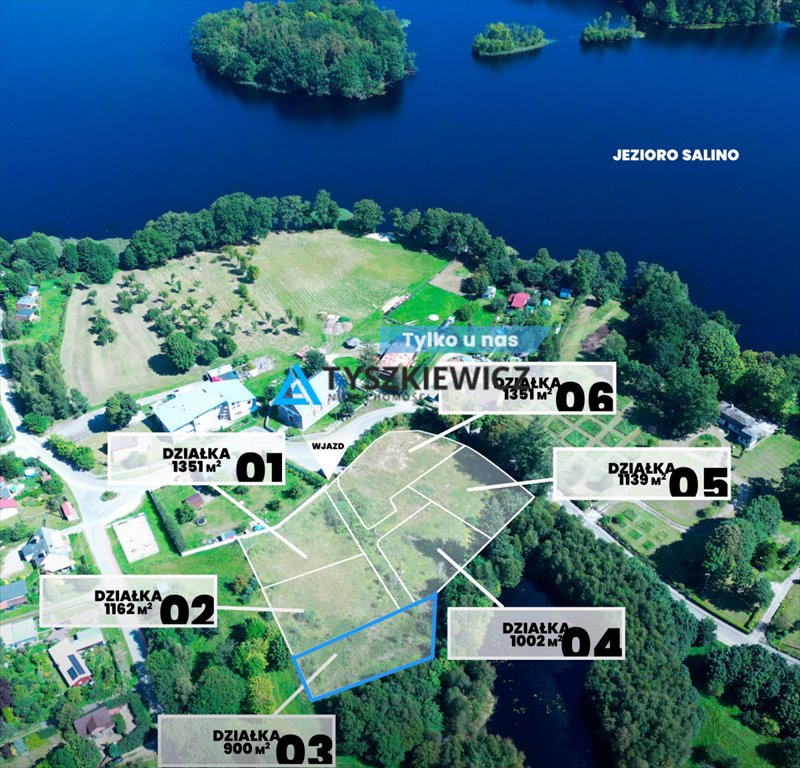 Działka budowlana na sprzedaż Salino  900m2 Foto 1