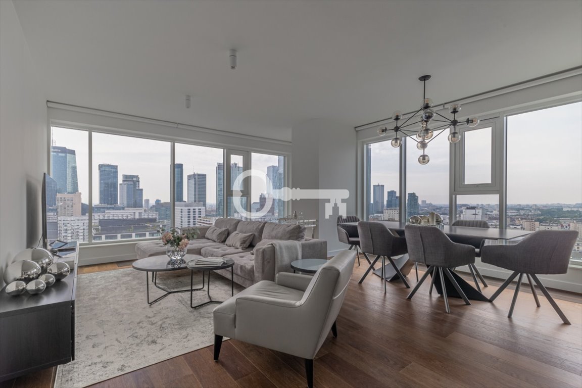 Luksusowy 4-pokojowy apartament w Unique Tower, pełne umeblowanie Warszawa, Wola Mirów, Grzybowska  130m2 Foto 1
