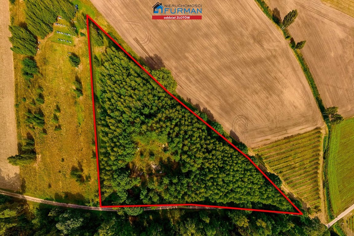 Prywatna działka 12 266 m² z projektem domu zapraszam Brokęcino  12 266m2 Foto 1