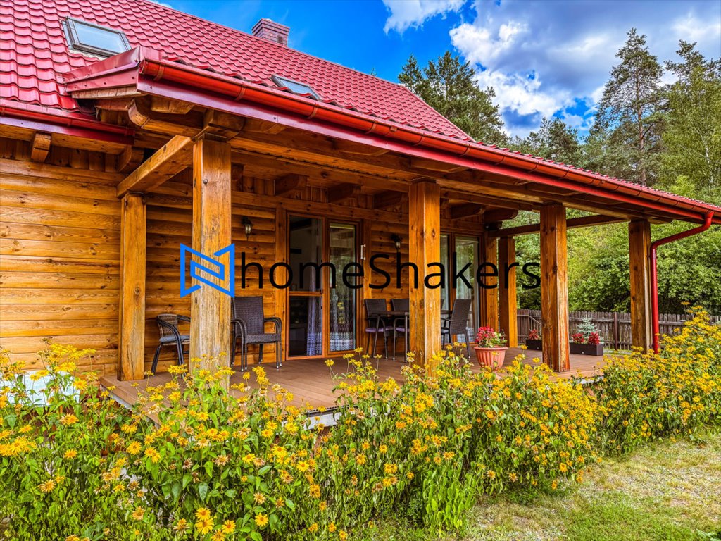 Dom całoroczny 144 m² nad jeziorem Nidzkim, 5 pokoi, taras Karwica  144m2 Foto 1